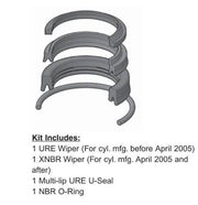 Atlas Cylinders PH10SH00 1" Rod Seal Kit Nitrile Series H Wipers U Seal & O-Ring 3