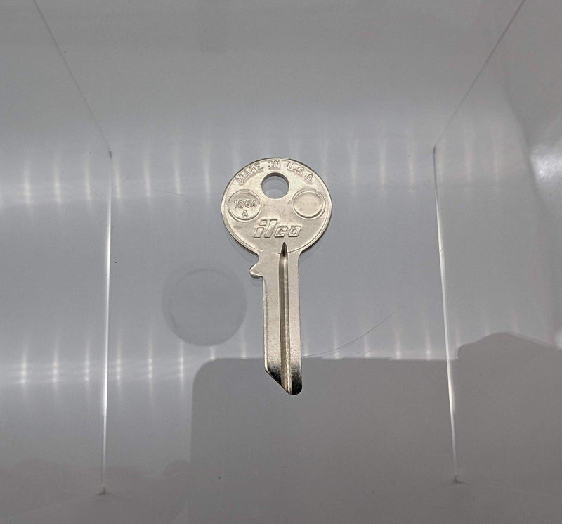 10x Ilco 1064A Key Blanks for Some National Cabinet Locks Nickel Plated 1