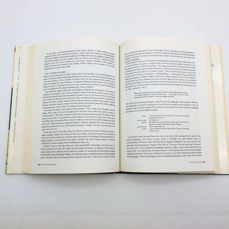 The Story Of English Robert McCrum Hardcover 1986 History Language Spoken 9