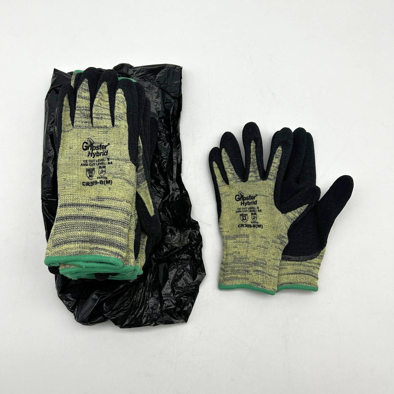 Global Glove CR309 Cut Resistant Glove Sz 8 Medium Gripster Hybrid 12 Pairs 9
