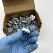 Thomas and Betts B100 3/8 Short Spring Nuts Steel Galvanized Zinc Finish 100pcs 6