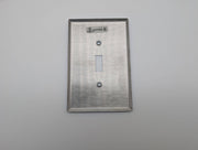 Leviton 84101-40 Stainless Steel Switch Covers Single Gang Oversized Pack of 3 3
