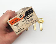 5x Corbin Z1-59B2-5 Key Blanks 59B2 Keyway 5 Pin Brass Nickel Plated 4