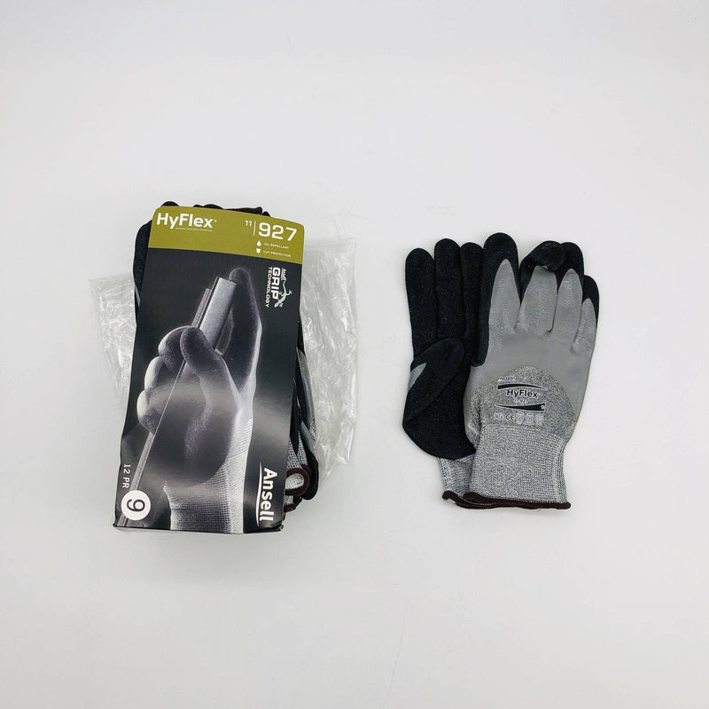 Ansell 11927 Work Gloves Size 9 Large Cut Resistant Nitrile Palm HPPE 12 Pairs 10
