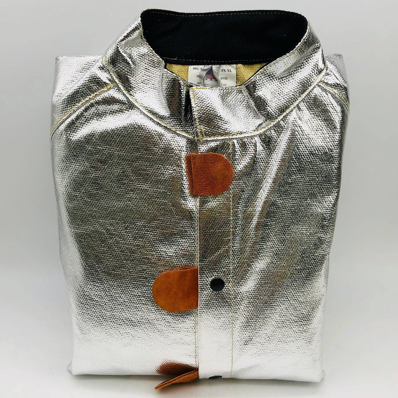 Chicago 602-AKVVBCX11FS-XL Heat Resistant Coat XL 45in Vented 19oz 1