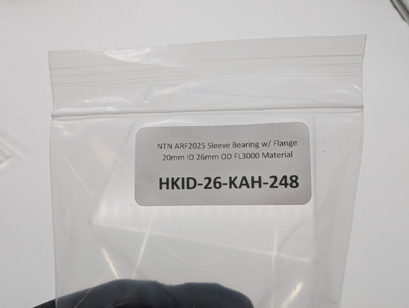 NTN ARF2025 Sleeve Bearing w/ Flange 20mm ID 26mm OD FL3000 Material