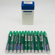 Dykem Brite Mark 40 Green Paint Marker Medium Tip Valve Action 40004 Pack of 12 1