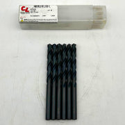 Chicago-Latrobe 47315 Jobber Length Drill Bit 150 7.70mm Black Oxide HSS 6pk 1