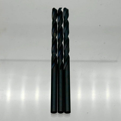 3pk Chicago-Latrobe 45875 Jobber Drill Bit Heavy Duty Black Oxide 150ASP 8.00mm 2