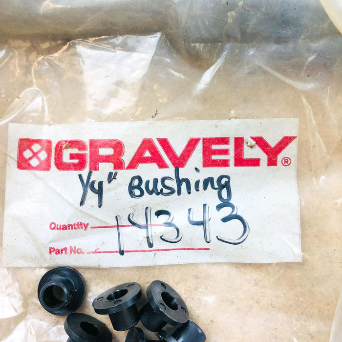 Snapper 14343 Bushing Black Plastic OEM NOS Replaced by 7014343YP 7014343 7