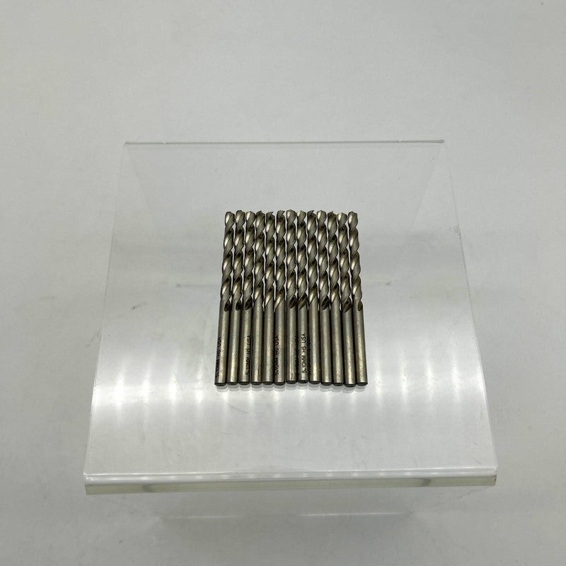 Cle-Line C62849 Jobber Drill Bit 5.1MM 1898 General Purpose HSS Bright Lot of 13