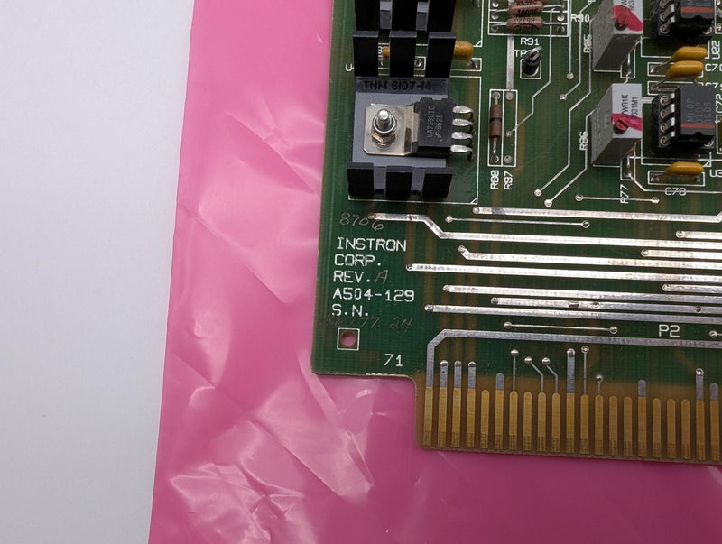 Instron A504-129 Rev A Load Sensor Conditioner Board T504-197 Rev A for 4300 2