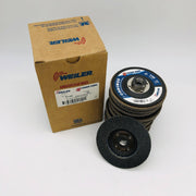 Weiler 51125 Flap Disc 4-1/2 Tiger Paw 60Z Grit 5/8-11 Arbor Hole Angled 10pk 6