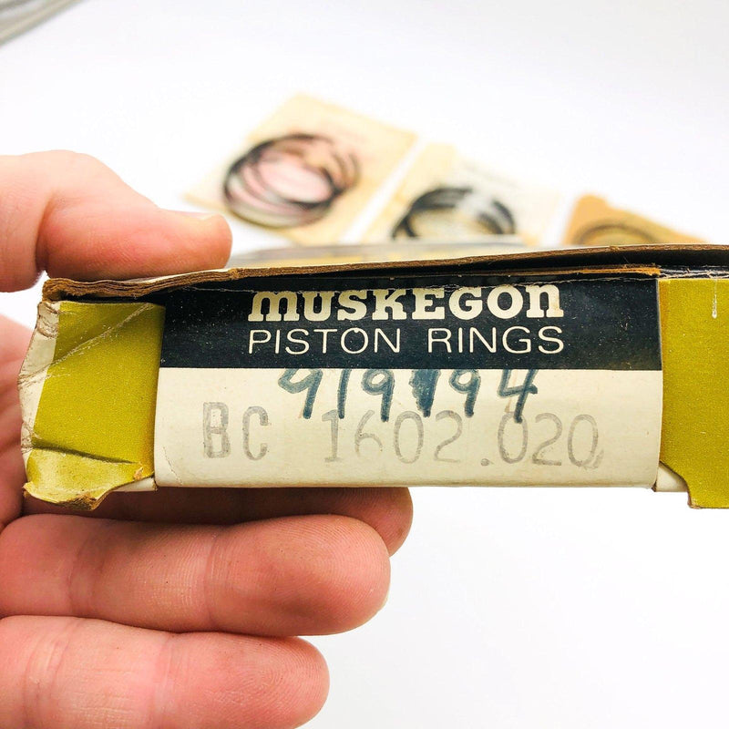 Muskegon BC1602 Piston Rings .020 NOS For Jeep 919194 Open 11