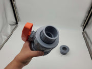 Hayward 1-1/2" Ball Valve CPVC FPM Seals TB250ST 250 PSI 6