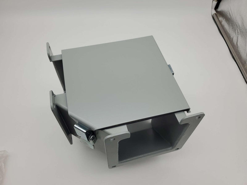 Hoffman F44LE9AC 4" x 4" Elbow Wireway Fitting 90 Degree Outside Top Hinged Lay 4