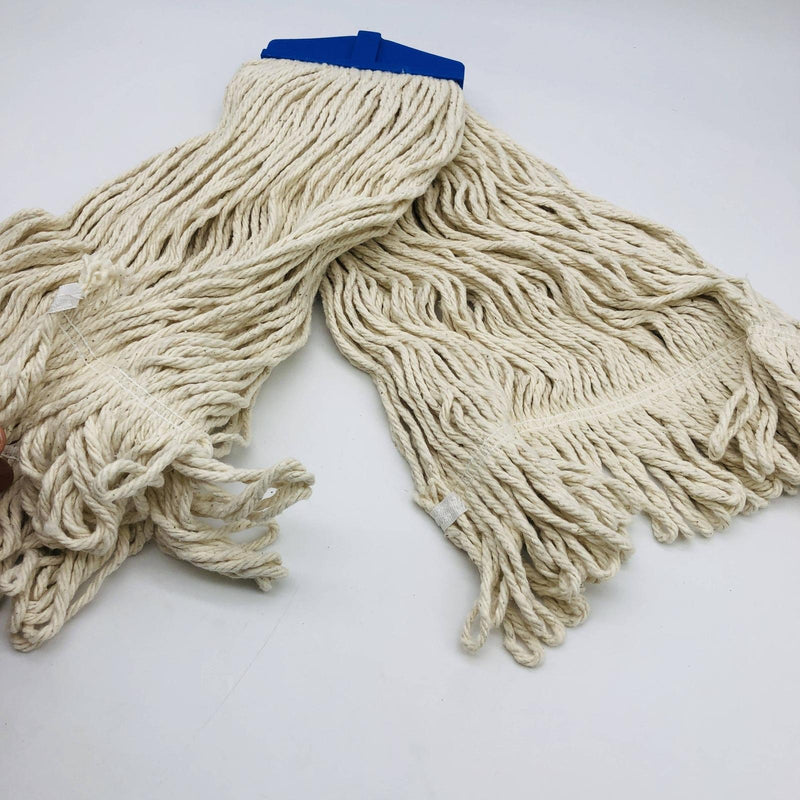 Cotton Mop Head Replacement Screw-On Fits 3/4-5 Acme Looped End 24oz Pack of 3 9