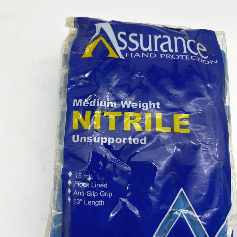 Assurance 50-N160B Chemical Resistant Gloves XL Nitrile 15 MIL 13IN 12 Pairs 3