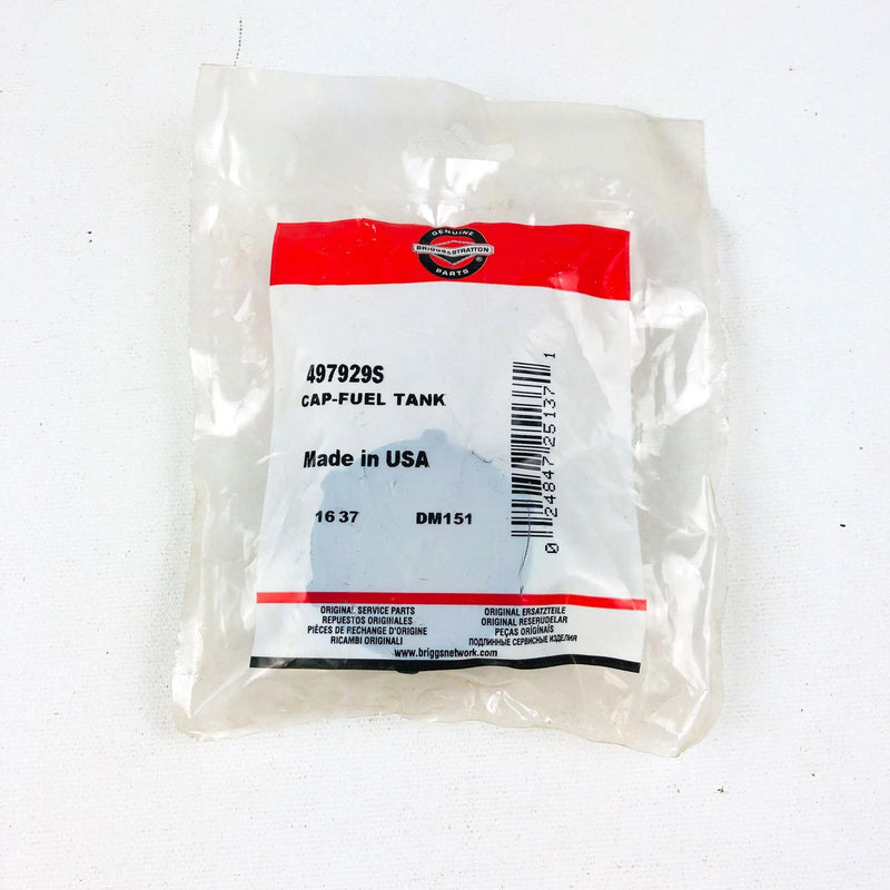 Briggs and Stratton 497929S Fuel Tank Cap OEM New Old Stock NOS USA Made 2