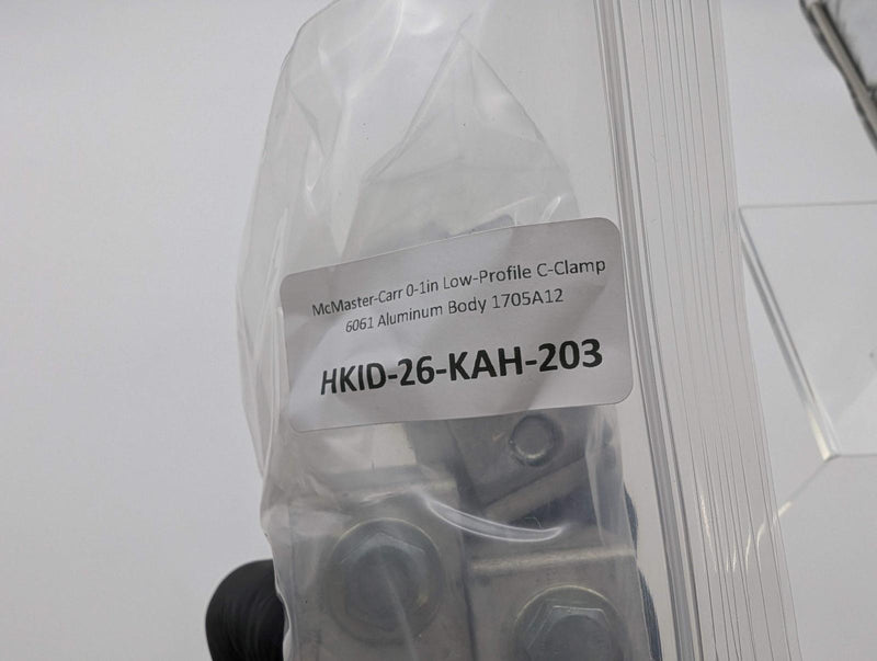 McMaster-Carr 0-1in Low-Profile C-Clamp 6061 Aluminum Body 1705A12 5