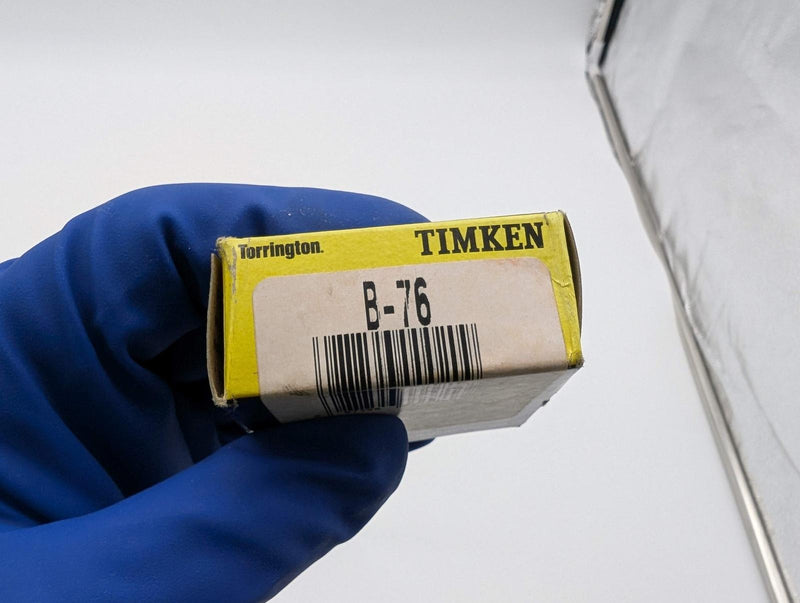 Torrington B-76 Needle Bearing 0.4375 Bore 0.625" OD 0.375" Width 3