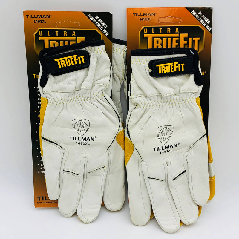 TIllman 1493 Performance Gloves XL TrueFit Goatskin Leather Made with Kevlar 2pr 1