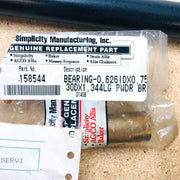 Simplicity 158544 Bearing .626IDx.753ODx1.344LG Pwdr Bronze OEM NOS 2158544SM 2