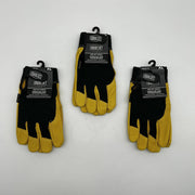 Ironcat 86350 Cowhide Leather Gloves Extra Large XL Hvy Duty Mechanics 3 Pairs 8