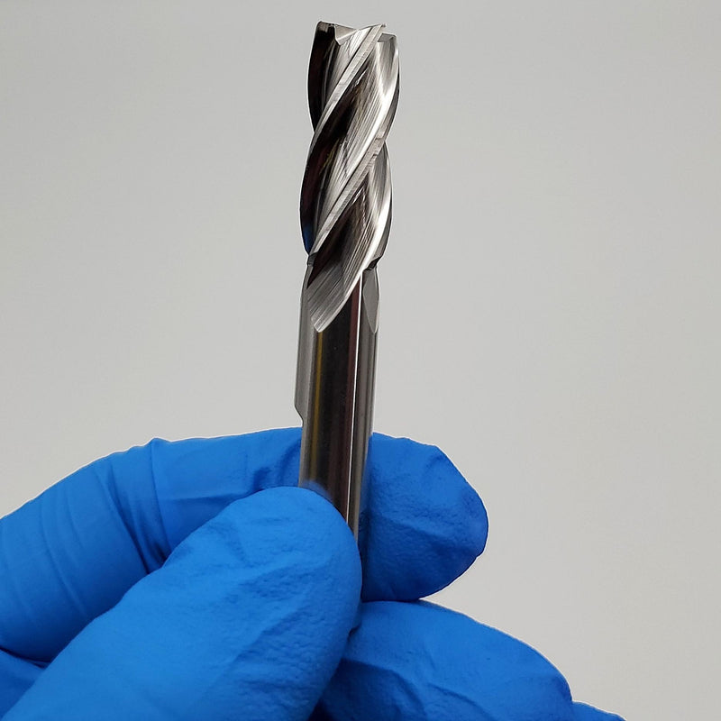 Cleveland 7/16" Square End Mill 4 Flute 1" LOC 2-11/16" OAL 3/8" Shank C41254 2