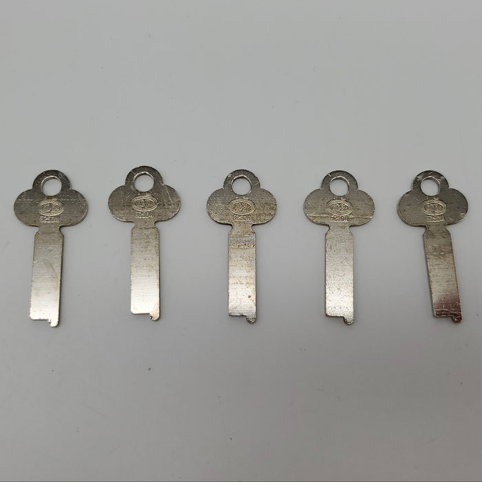 5x Ilco 625DH Key Blanks .062" Thick x .28" Wide Dominion Lock Flat Steel 3