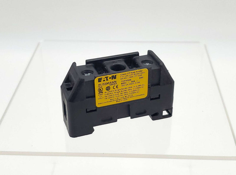 Bussmann TCFH30N Fuseholder 30A 600V for Low-Peak CUBEFuses Panel Mount 1