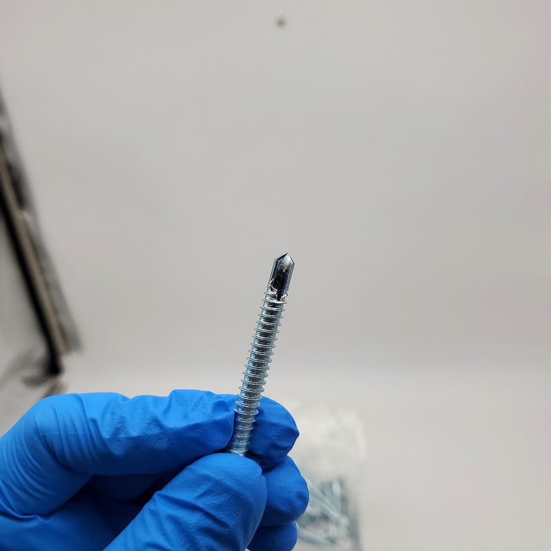 1/4-14 x 2" Self Drilling Hex Head Screws Carbon Steel Zinc 85244 Pack of 50 3