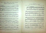 1912 In The Heart Of A Rose Sheet Music Large Lady Sen Mei JW Walsh Geo Carme 2