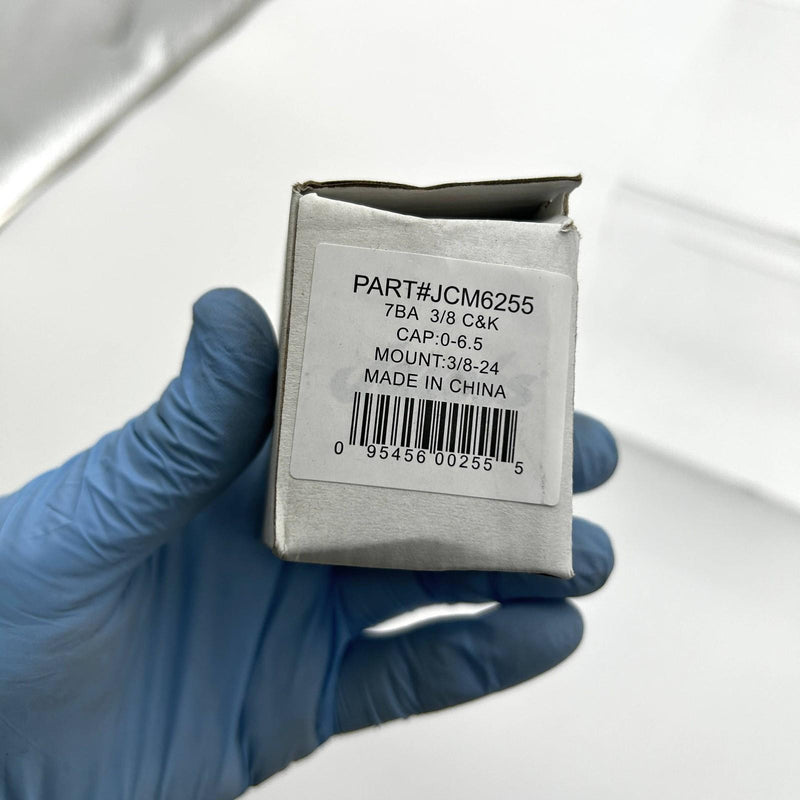 Jacobs JCM6255 Heavy Duty 3/8 Chuck Model 7BA .04-1/4" 3/8-24 Thread Mounted 2