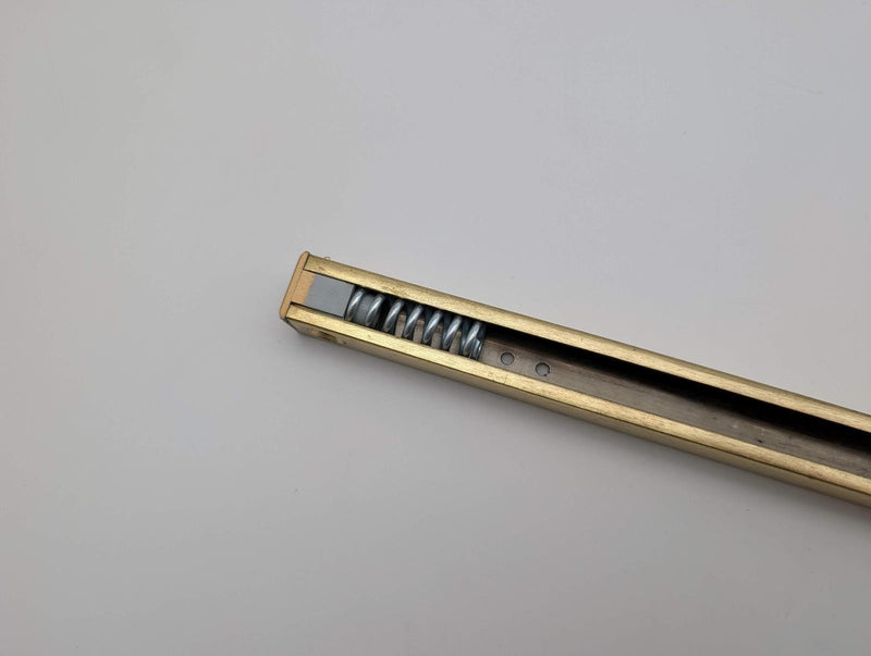 Rixson 55-213 Overhead Door Holder Surface Friction Satin Brass Checkmate 55 3