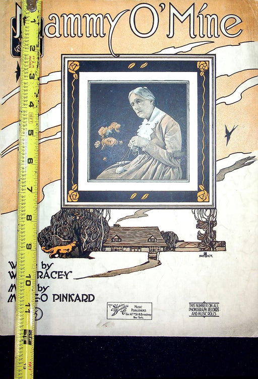 1919 Mammy O Mine Vintage Sheet Music Maceo Pinkard WM Tracey Shapiro Bernstein 2