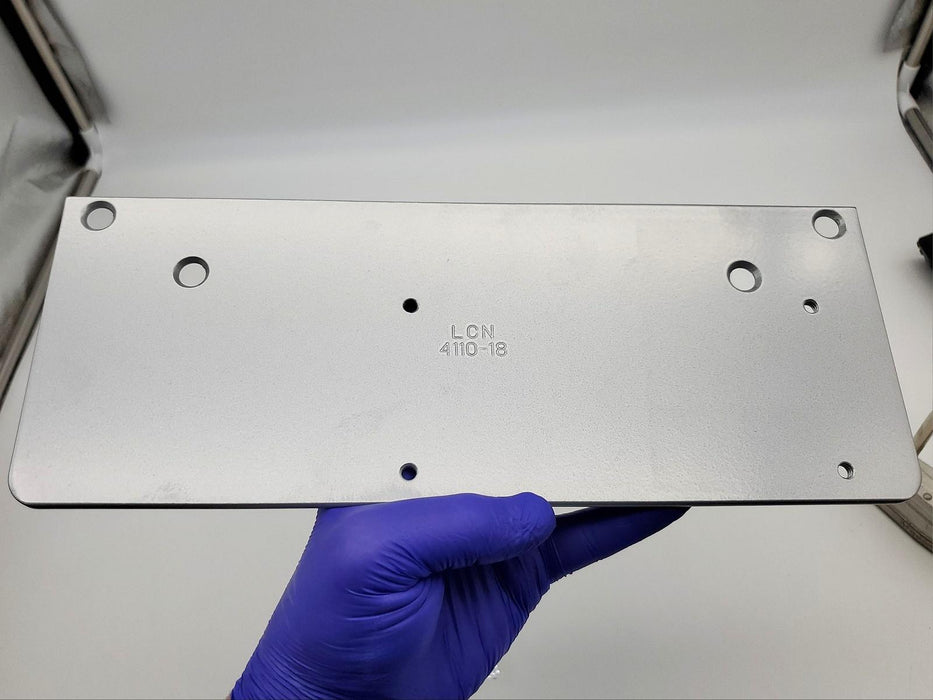 LCN 4110-18 Aluminum Door Closer Bracket Mounting Plate for 4110 Closers 3