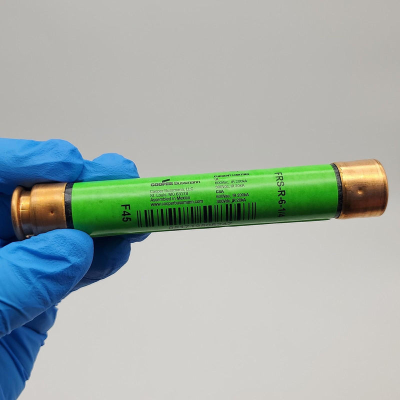 Bussmann FRS-R-6-1/4 Fuse 6.25A 600V Time Delay Fusetron Dual Element 2