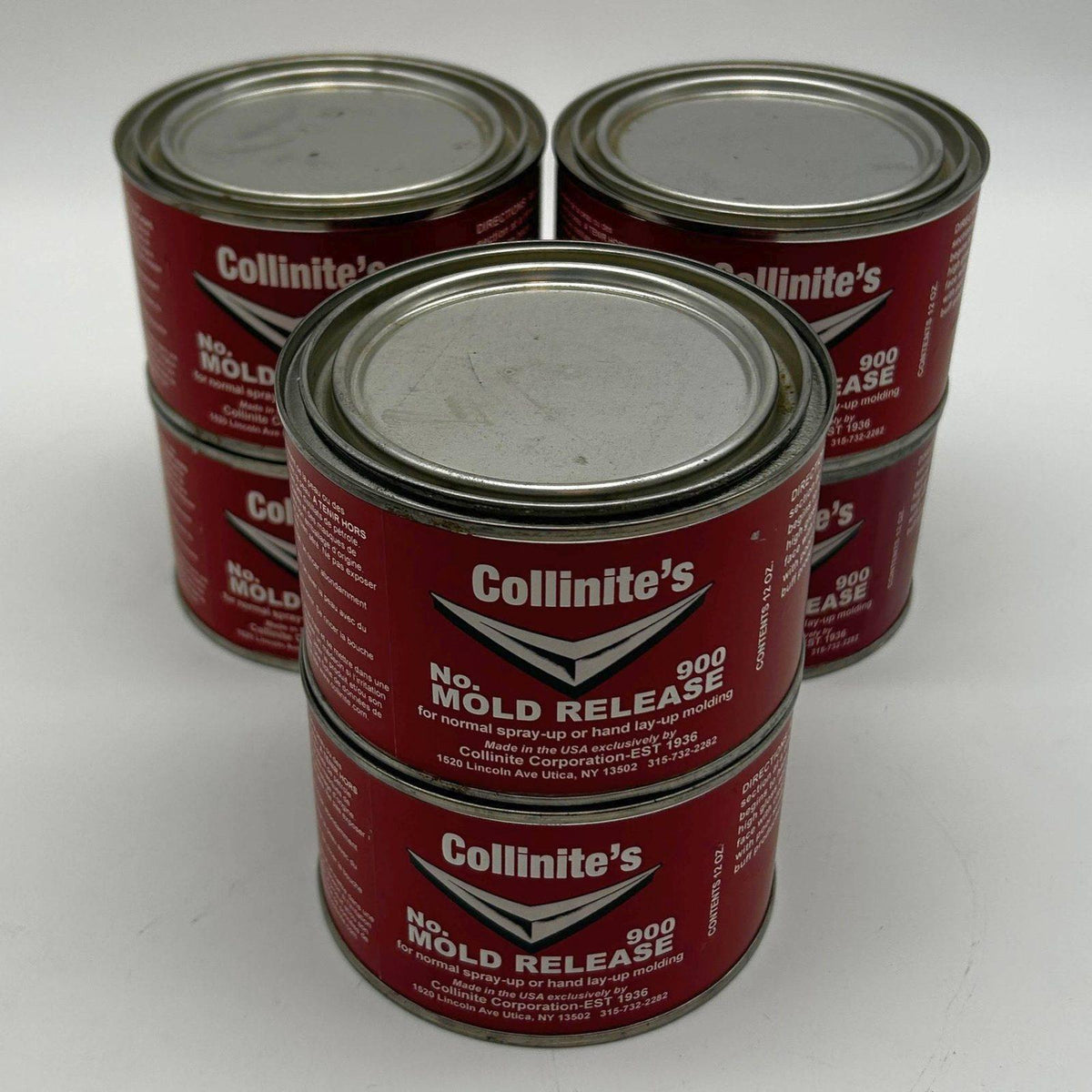 Collinite's Number 900 Mold Release Paste Petroleum Distillates Lot of ...