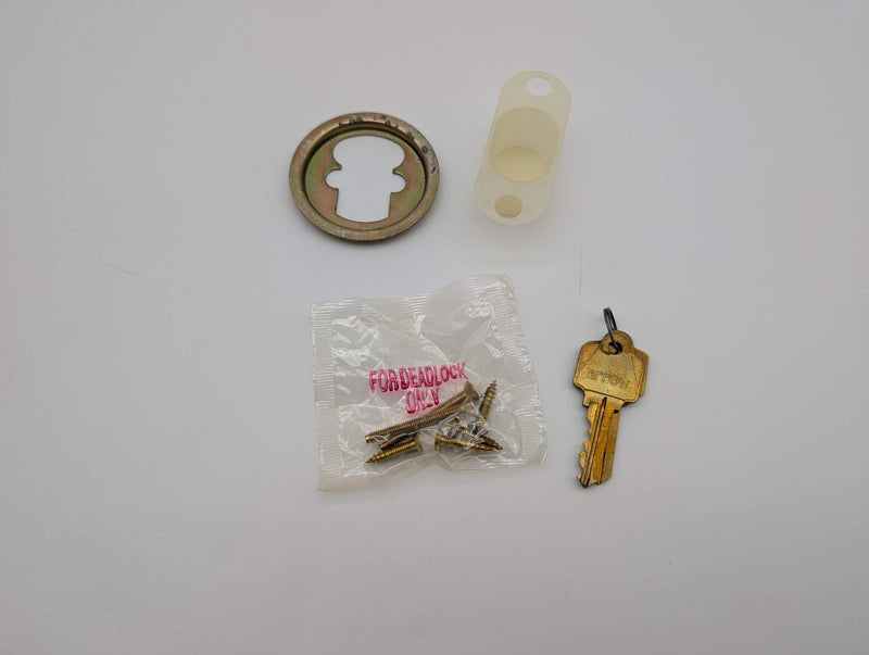 Arrow E41 Deadbolt Antique Brass Single Cylinder 2-3/4" Backset Heavy Duty