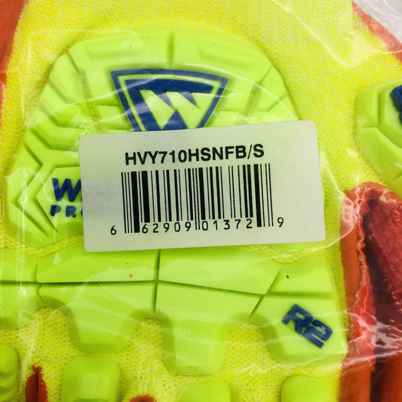 PIP HVY710HSNFB Work Glove Sz Small Hi Vis Yellow Oran Nitrile Foam HPPE 3 Pairs 2