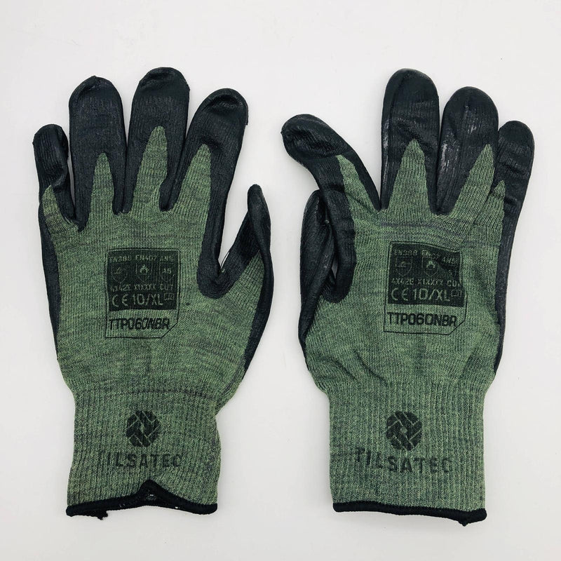 Tilsatec TT060NBR-10 Work Glove Size 10/XL Foam Nitrile Palm Coated 12 Pairs 6