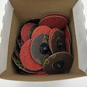 3M Roloc 11108 Disc 3in TR 963G 24 Grit Very Course Quick Change Ceramic 32pk 1