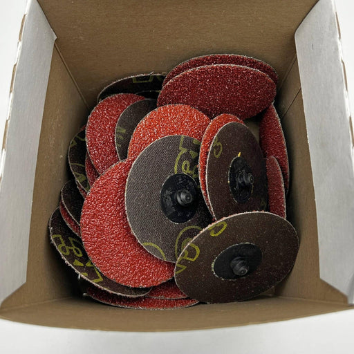 3M Roloc 11108 Disc 3in TR 963G 24 Grit Very Course Quick Change Ceramic 32pk 1