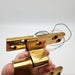 Rixson EM19 Electrified Side Jamb Pivot Right Hand 3/4" Offset Polished Bronze 3