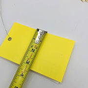 Yellow Caution Tags 3-1/4" x 5" Self Laminating Pre Wired Safety Pack of 100 6