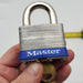 Master Lock Padlock No 5 1"L x 11/32"D Shackle 2" Body Keyed Diff USA Made Blue 2