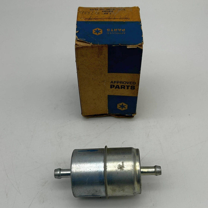 Mopar 8126312 Gasoline Filter In-Line OEM NOS 1975 80 (Six) Open