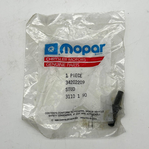 Mopar 34202209 Stud for Bucket Seats Track OEM NOS 88-90 Jeep Loose No Pkg 1