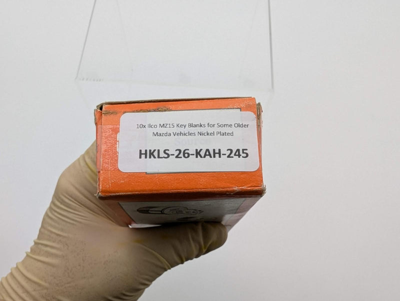 10x Ilco MZ15 Key Blanks for Some Older Mazda Vehicles Nickel Plated 3